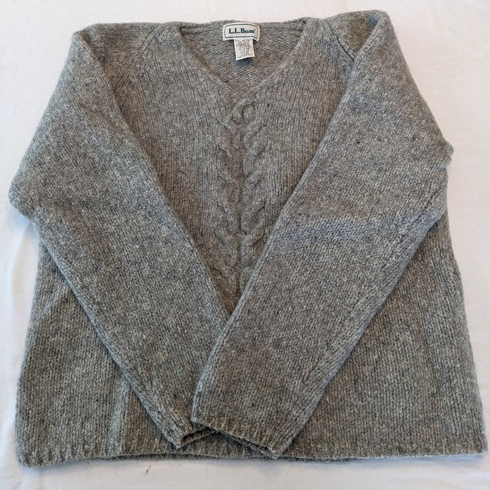 Vintage L.L. Bean Lambswool and Mohair Sweater - Size M - Picture 2 of 7